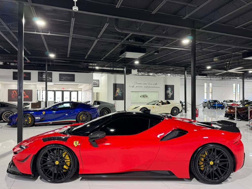 2023 Ferrari SF90 Stradale RYFT BODY KIT! Rosso Scuderia paint, front driving camera, carbon galore AND MUCH MORE!! Fort Lauderdale FL