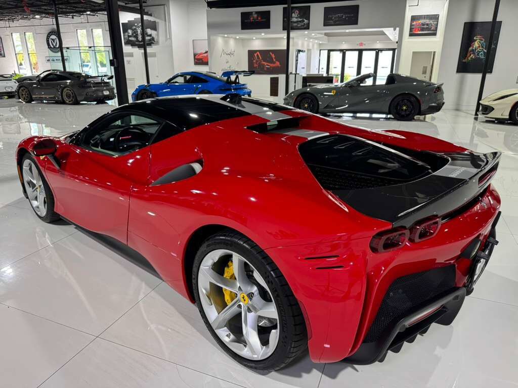2023 Ferrari SF90 Stradale Rosso Corsa paint, two-tone, Rosso Ferrari interior, Extended Fiorano package, carbon seats & MORE!! Fort Lauderdale FL