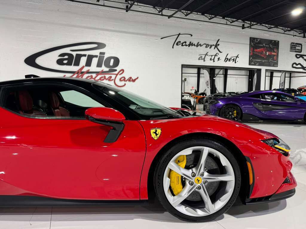 2023 Ferrari SF90 Stradale Rosso Corsa paint, two-tone, Rosso Ferrari interior, Extended Fiorano package, carbon seats & MORE!! Fort Lauderdale FL