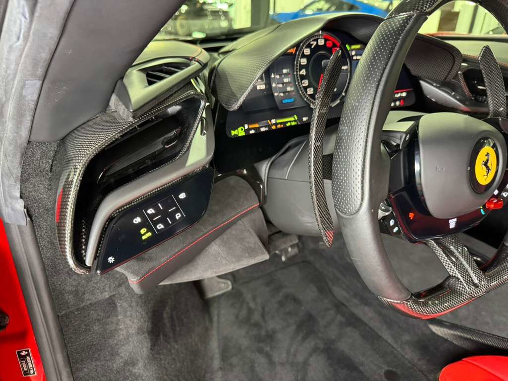 2023 Ferrari SF90 Stradale Rosso Corsa paint, two-tone, Rosso Ferrari interior, Extended Fiorano package, carbon seats & MORE!! Fort Lauderdale FL