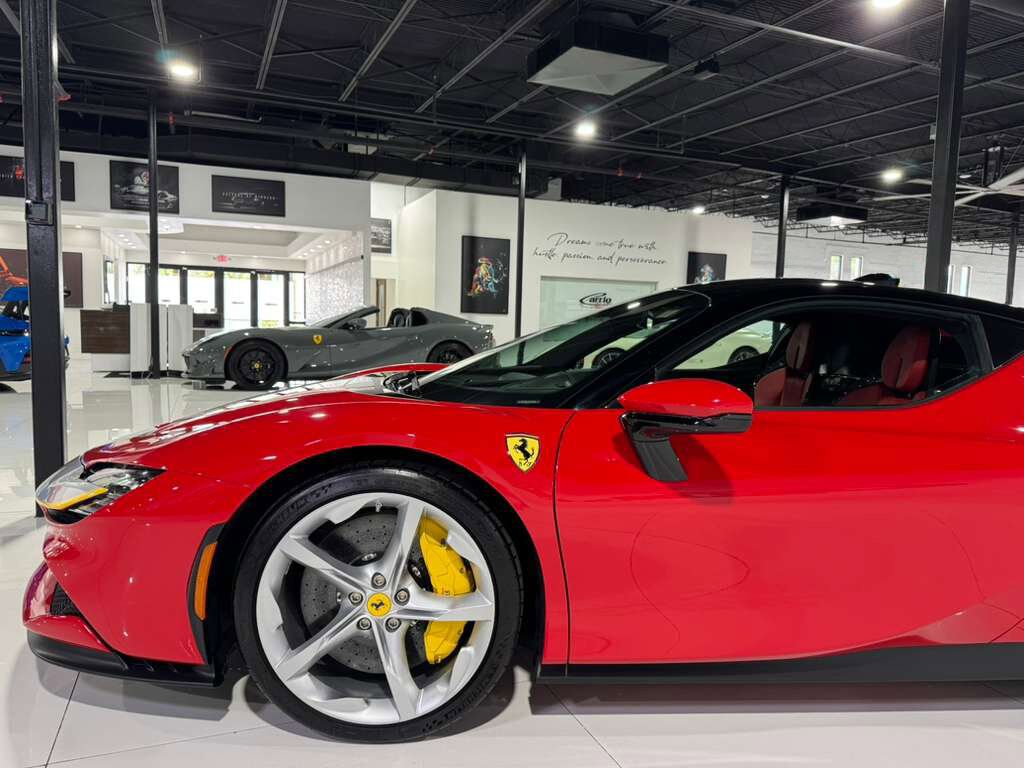 2023 Ferrari SF90 Stradale Rosso Corsa paint, two-tone, Rosso Ferrari interior, Extended Fiorano package, carbon seats & MORE!! Fort Lauderdale FL