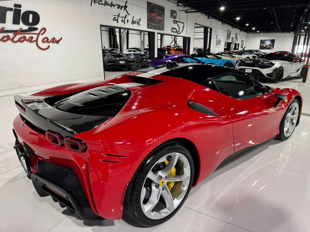 2023 Ferrari SF90 Stradale Rosso Corsa paint, two-tone, Rosso Ferrari interior, Extended Fiorano package, carbon seats & MORE!! Fort Lauderdale FL