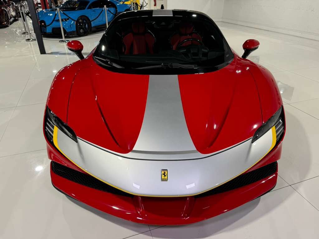 2023 Ferrari SF90 Stradale Rosso Corsa paint, two-tone, Rosso Ferrari interior, Extended Fiorano package, carbon seats & MORE!! Fort Lauderdale FL