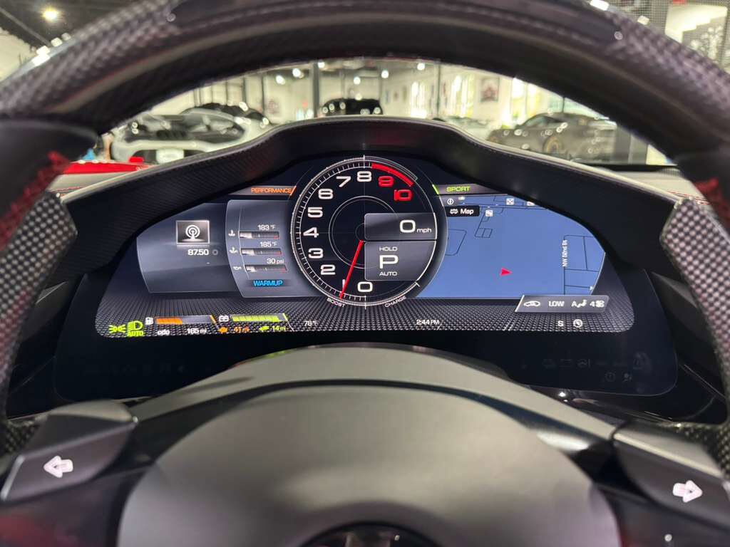 2023 Ferrari SF90 Stradale Rosso Corsa paint, two-tone, Rosso Ferrari interior, Extended Fiorano package, carbon seats & MORE!! Fort Lauderdale FL