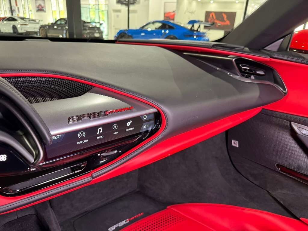 2023 Ferrari SF90 Stradale Rosso Scuderia paint, Extra-Range interior, surround view, front lift, carbon galore AND MUCH MORE!! Fort Lauderdale FL