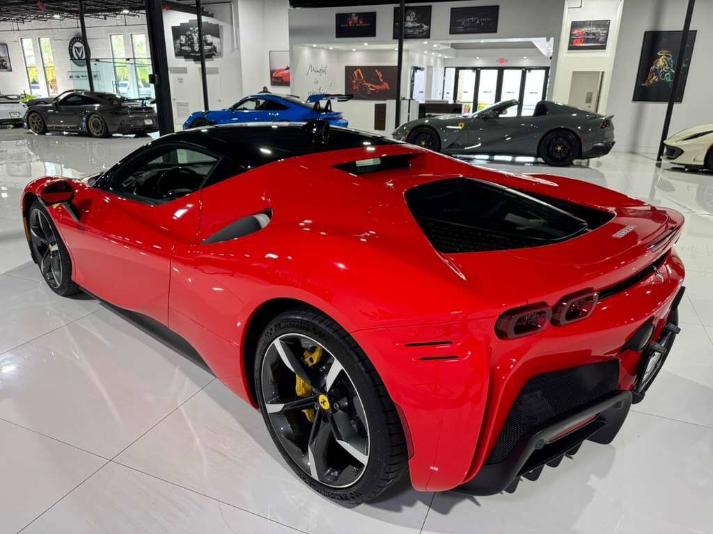 2023 Ferrari SF90 Stradale Rosso Scuderia paint, Extra-Range interior, surround view, front lift, carbon galore AND MUCH MORE!! Fort Lauderdale FL