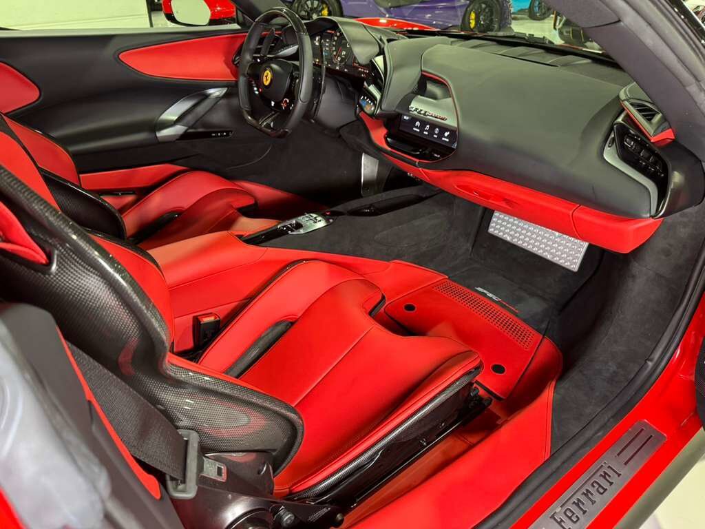 2023 Ferrari SF90 Stradale Rosso Scuderia paint, Extra-Range interior, surround view, front lift, carbon galore AND MUCH MORE!! Fort Lauderdale FL