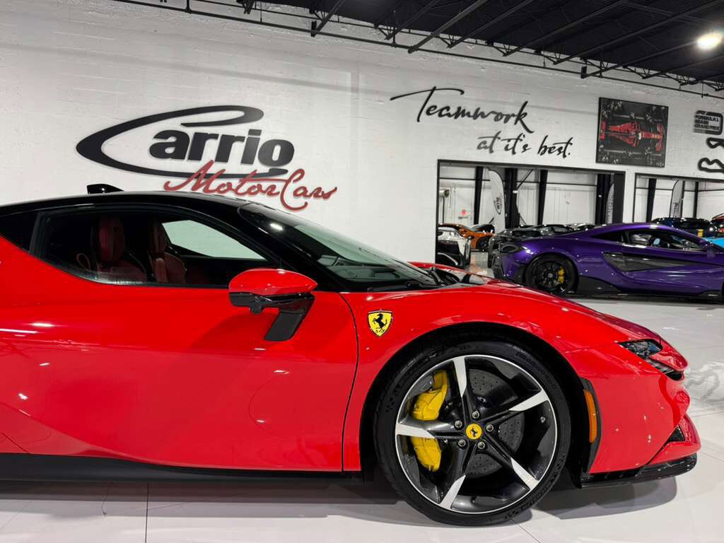 2023 Ferrari SF90 Stradale Rosso Scuderia paint, Extra-Range interior, surround view, front lift, carbon galore AND MUCH MORE!! Fort Lauderdale FL