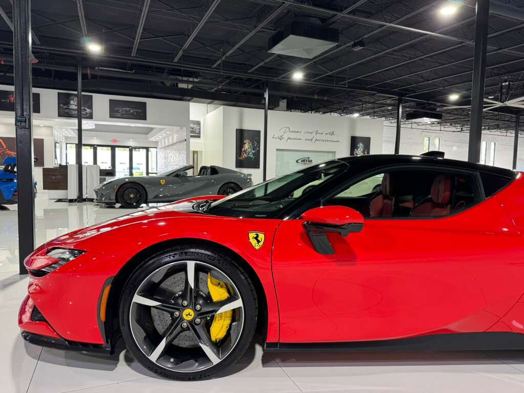 2023 Ferrari SF90 Stradale Rosso Scuderia paint, Extra-Range interior, surround view, front lift, carbon galore AND MUCH MORE!! Fort Lauderdale FL