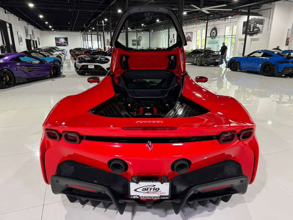 2023 Ferrari SF90 Stradale Rosso Scuderia paint, Extra-Range interior, surround view, front lift, carbon galore AND MUCH MORE!! Fort Lauderdale FL