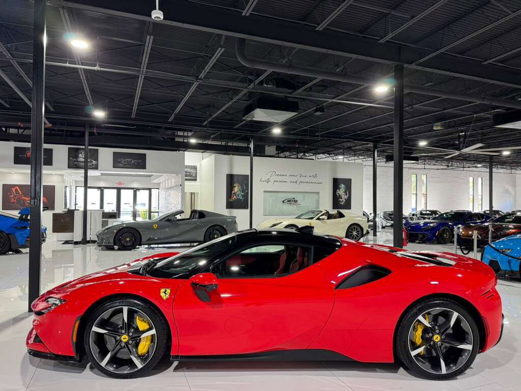 2023 Ferrari SF90 Stradale Rosso Scuderia paint, Extra-Range interior, surround view, front lift, carbon galore AND MUCH MORE!! Fort Lauderdale FL