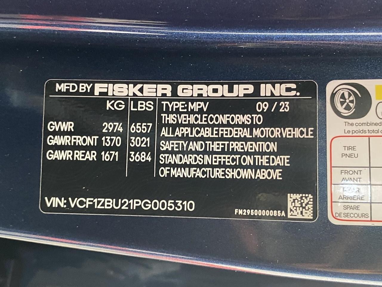 2023 Fisker Ocean One Richmond Hill NY