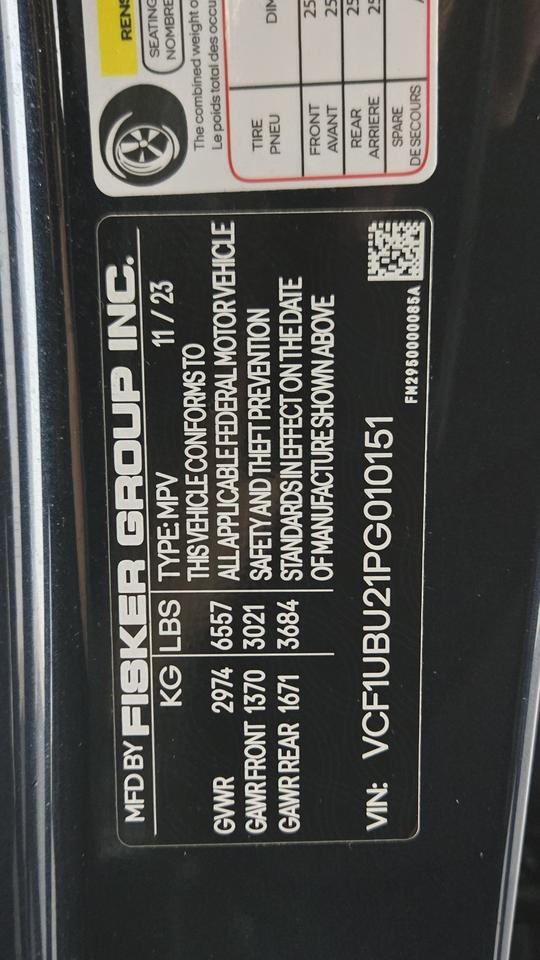 2023 Fisker Ocean Ultra Jersey City NJ