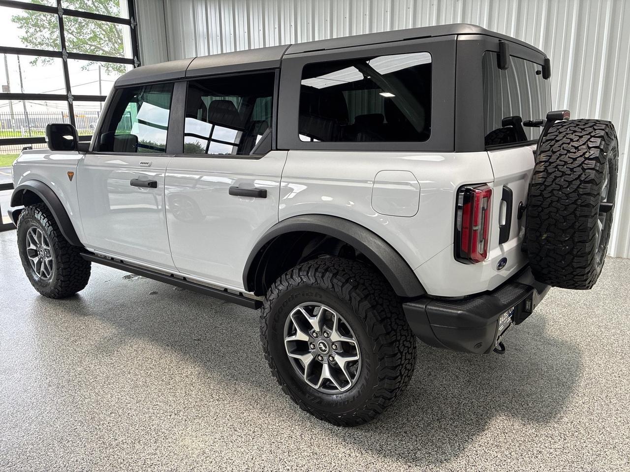 2023 Ford Bronco Badlands, High Pkg, V6, Auto, Hard Top, Leather, BFG All-Terrains