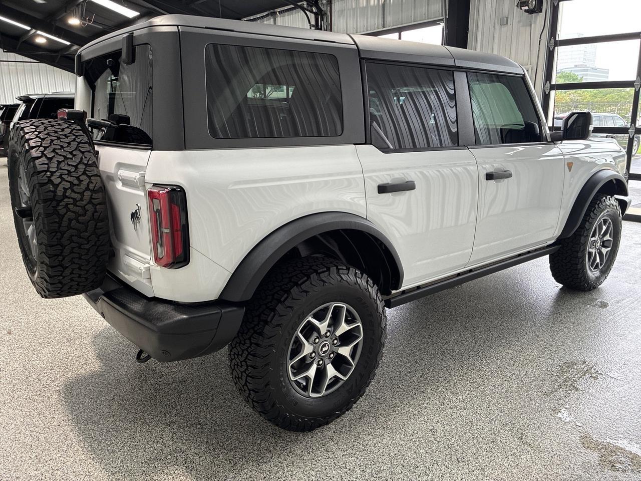 2023 Ford Bronco Badlands, High Pkg, V6, Auto, Hard Top, Leather, BFG All-Terrains