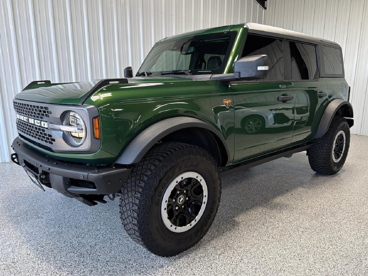 2023 Ford Bronco Badlands, Lux Pkg, Sasquatch Pkg, Hardtop, Leather, Tow, HD Bumper
