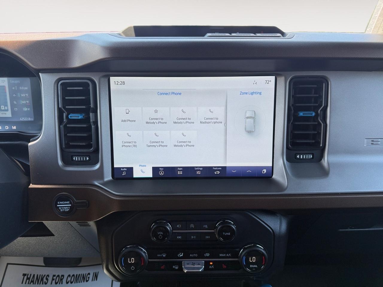 2023 Ford Bronco Outer Banks, HEATED SEATS, RUNNING BOARDS, POWER/HEATED MIRRORS, APPLE CARPLAY/ANDORID AUTO, AUTO START/STOP, PUSH BUTTON START, BACKUP CAMERA, CLEAN CARFAX, ONLY 1 OWNER! Norfolk VA