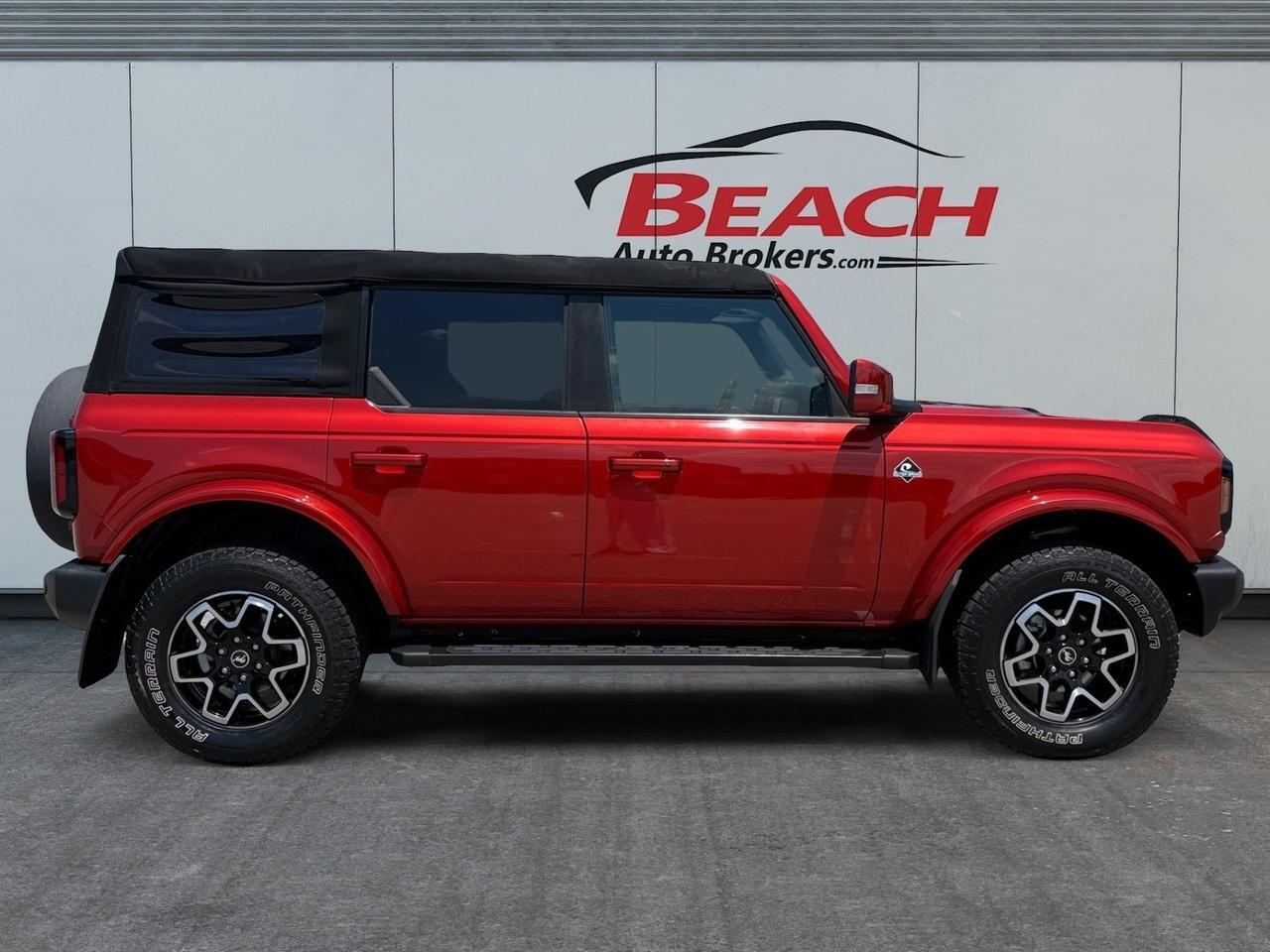 2023 Ford Bronco Outer Banks, HEATED SEATS, RUNNING BOARDS, POWER/HEATED MIRRORS, APPLE CARPLAY/ANDORID AUTO, AUTO START/STOP, PUSH BUTTON START, BACKUP CAMERA, CLEAN CARFAX, ONLY 1 OWNER! Norfolk VA