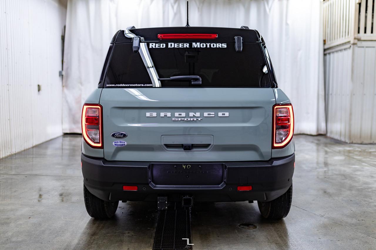 2023 Ford Bronco Sport 4x4 Outer Banks Leather Roof Nav BCam Red Deer AB