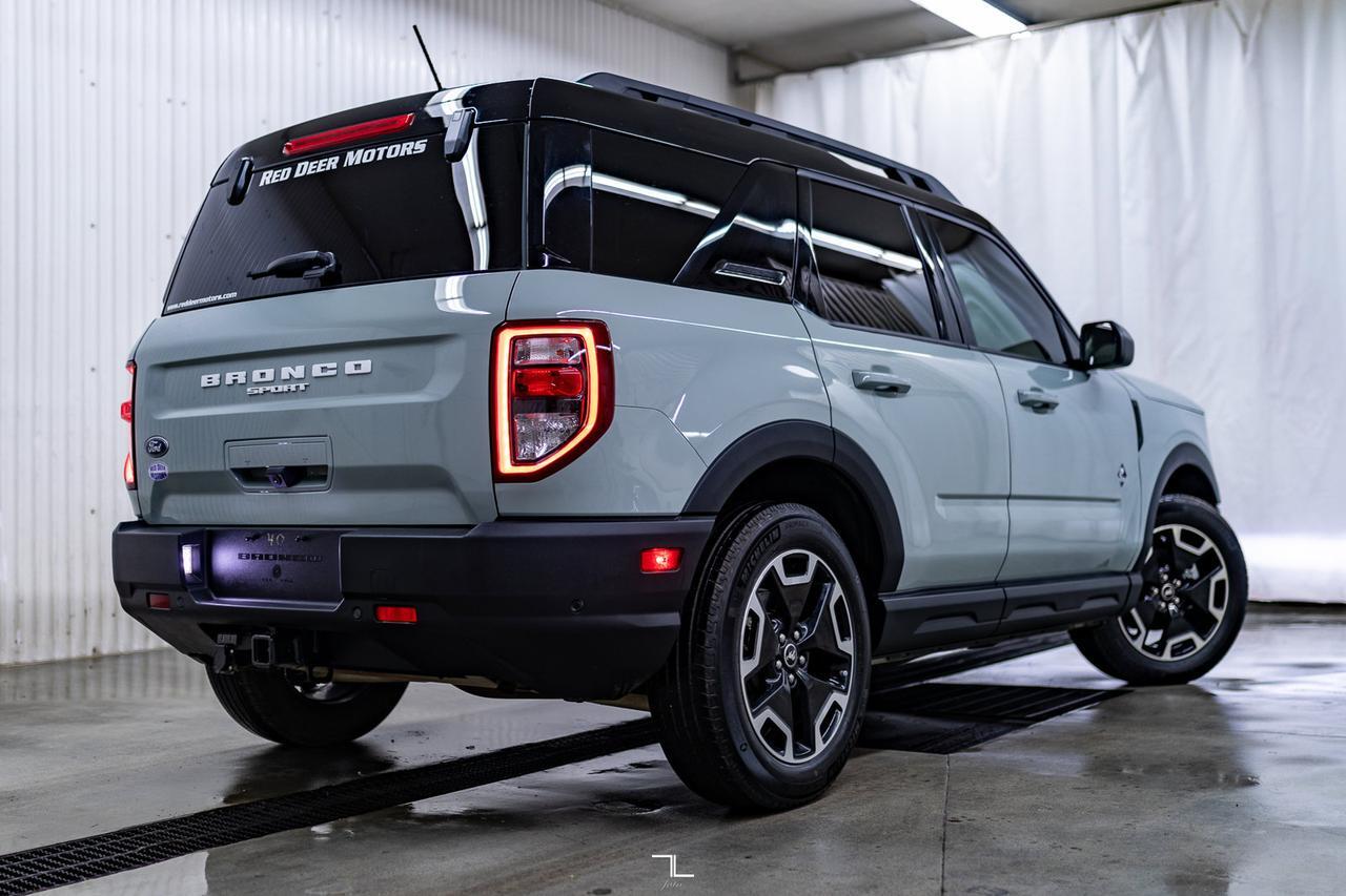 2023 Ford Bronco Sport 4x4 Outer Banks Leather Roof Nav BCam Red Deer AB