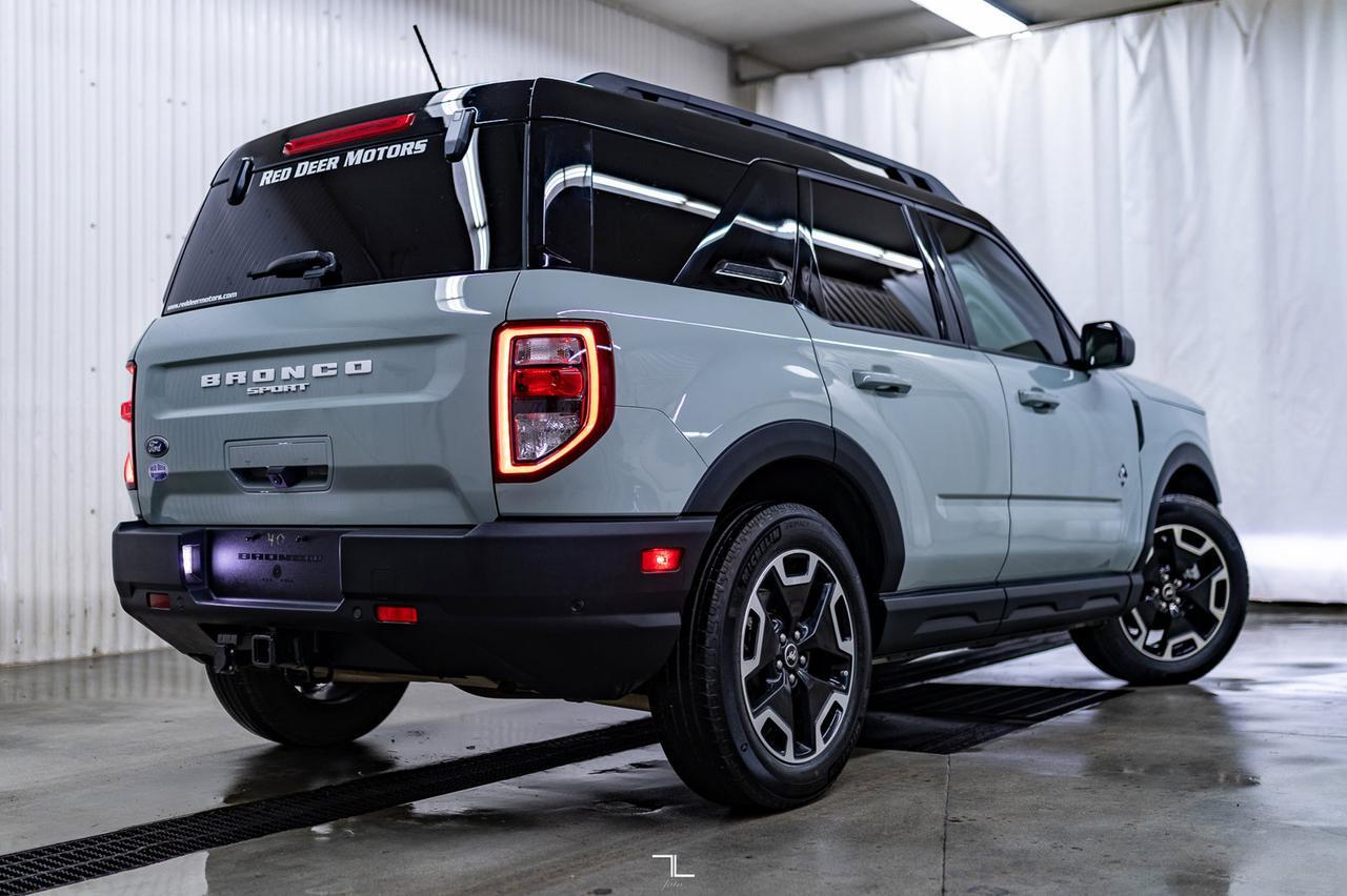 2023 Ford Bronco Sport 4x4 Outer Banks Leather Roof Nav BCam Red Deer AB