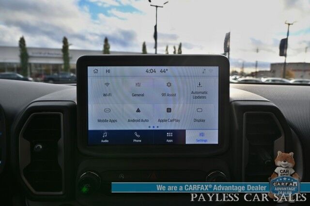 2023 Ford Bronco Sport Big Bend / 4X4 / Co-Pilot 360 / Blind Spot Alert / Lane Departure Alert / Apple CarPlay & Android Auto / Back Up Camera / Cruise Control / Keyless Entry & Start / 28 MPG / Tow Pkg / 1-Owner Anchorage AK
