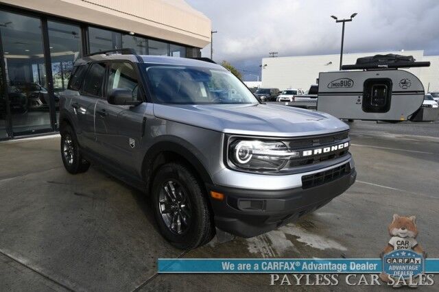 2023 Ford Bronco Sport Big Bend / 4X4 / Co-Pilot 360 / Blind Spot Alert / Lane Departure Alert / Apple CarPlay & Android Auto / Back Up Camera / Cruise Control / Keyless Entry & Start / 28 MPG / Tow Pkg / 1-Owner Anchorage AK