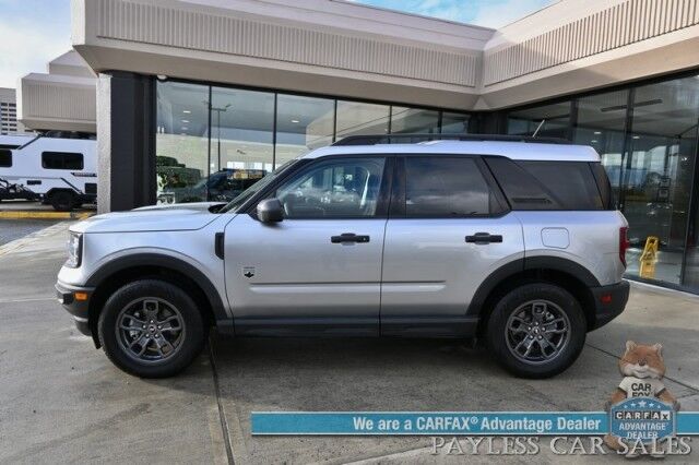 2023 Ford Bronco Sport Big Bend / 4X4 / Co-Pilot 360 / Blind Spot Alert / Lane Departure Alert / Apple CarPlay & Android Auto / Back Up Camera / Cruise Control / Keyless Entry & Start / 28 MPG / Tow Pkg / 1-Owner Anchorage AK