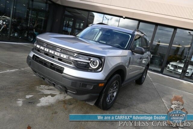 2023 Ford Bronco Sport Big Bend / 4X4 / Co-Pilot 360 / Blind Spot Alert / Lane Departure Alert / Apple CarPlay & Android Auto / Back Up Camera / Cruise Control / Keyless Entry & Start / 28 MPG / Tow Pkg / 1-Owner Anchorage AK