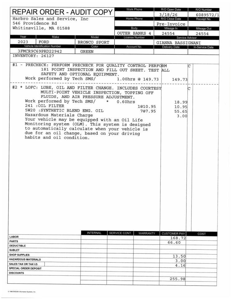 2023 Ford Bronco Sport Outer Banks - 1-OWNER - LEATHER - SUNROOF Webster MA