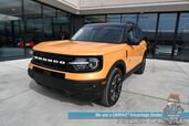 2023 Ford Bronco Sport Outer Banks / 4X4 / Auto Start / Technology Pkg / Co-Pilot Assist + / Power & Heated Leather Seats / Heated Steering Wheel / NAV / B&O Speakers / Lane Departure & Blind Spot / Back Up Cam / Only 17K Miles / 1-Owner