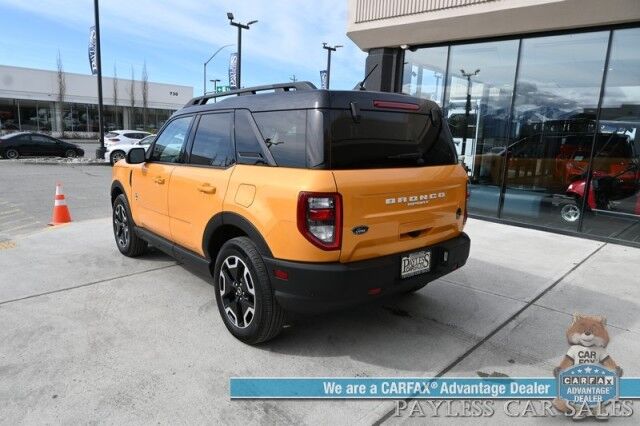 2023 Ford Bronco Sport Outer Banks / 4X4 / Auto Start / Technology Pkg / Co-Pilot Assist + / Power & Heated Leather Seats / Heated Steering Wheel / NAV / B&O Speakers / Lane Departure & Blind Spot / Back Up Cam / Only 17K Miles / 1-Owner Anchorage AK