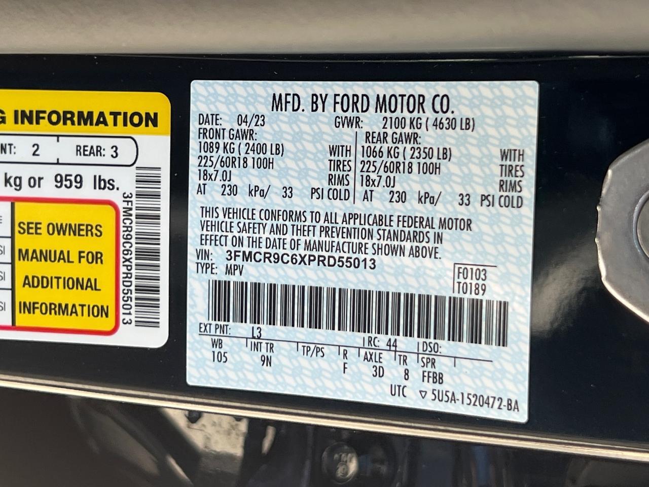 2023 Ford Bronco Sport Outer Banks Hagerstown MD