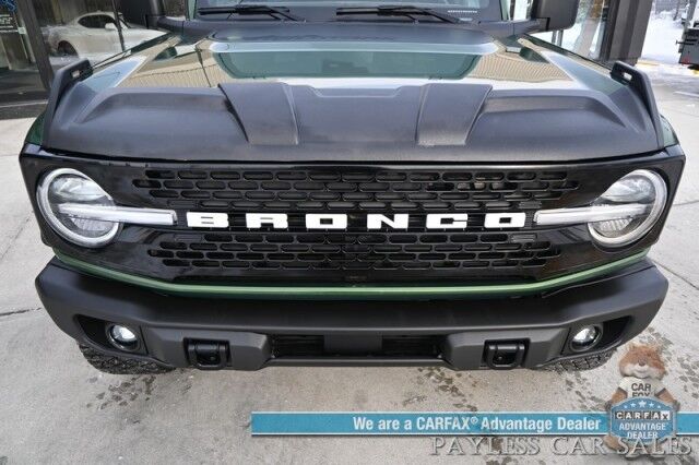 2023 Ford Bronco WILDTRAK / Advanced / 4X4 / Hard Top / Auto Start / Heated Leather Seats / NAV / Lane Departure & Blind Spot / Apple CarPlay & Android Auto / Back Up Camera / Cruise Control / Block Heater / Only 16K Miles Anchorage AK