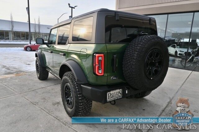2023 Ford Bronco WILDTRAK / Advanced / 4X4 / Hard Top / Auto Start / Heated Leather Seats / NAV / Lane Departure & Blind Spot / Apple CarPlay & Android Auto / Back Up Camera / Cruise Control / Block Heater / Only 16K Miles Anchorage AK