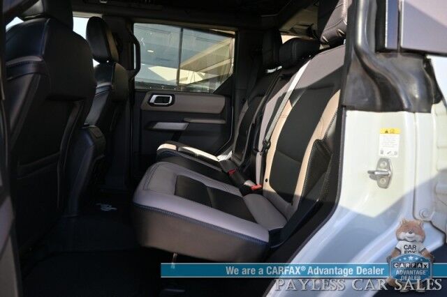 2023 Ford Bronco Wildtrak / 4X4 / LUX & HIGH Pkg / Auto Start / Power & Heated Leather Seats / Heated Steering / NAV / Co-Pilot 360 / Adaptive Cruise / Lane Departure & Blind Spot / Apple CarPlay & Android Auto / Tow Pkg / 1-Owner Anchorage AK