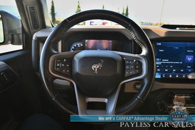 2023 Ford Bronco Wildtrak / 4X4 / LUX & HIGH Pkg / Auto Start / Power & Heated Leather Seats / Heated Steering / NAV / Co-Pilot 360 / Adaptive Cruise / Lane Departure & Blind Spot / Apple CarPlay & Android Auto / Tow Pkg / 1-Owner Anchorage AK