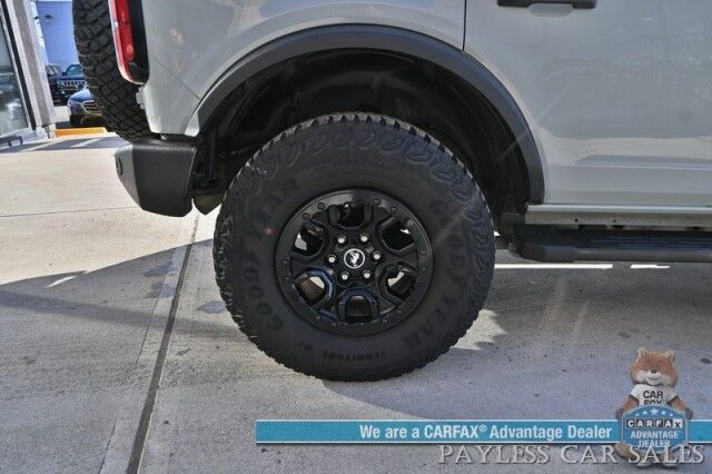 2023 Ford Bronco Wildtrak / 4X4 / LUX & HIGH Pkg / Auto Start / Power & Heated Leather Seats / Heated Steering / NAV / Co-Pilot 360 / Adaptive Cruise / Lane Departure & Blind Spot / Apple CarPlay & Android Auto / Tow Pkg / 1-Owner Anchorage AK