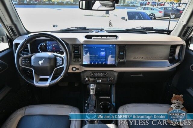 2023 Ford Bronco Wildtrak / 4X4 / LUX & HIGH Pkg / Auto Start / Power & Heated Leather Seats / Heated Steering / NAV / Co-Pilot 360 / Adaptive Cruise / Lane Departure & Blind Spot / Apple CarPlay & Android Auto / Tow Pkg / 1-Owner Anchorage AK