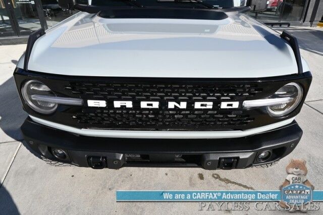 2023 Ford Bronco Wildtrak / 4X4 / LUX & HIGH Pkg / Auto Start / Power & Heated Leather Seats / Heated Steering / NAV / Co-Pilot 360 / Adaptive Cruise / Lane Departure & Blind Spot / Apple CarPlay & Android Auto / Tow Pkg / 1-Owner Anchorage AK