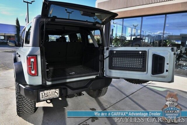 2023 Ford Bronco Wildtrak / 4X4 / LUX & HIGH Pkg / Auto Start / Power & Heated Leather Seats / Heated Steering / NAV / Co-Pilot 360 / Adaptive Cruise / Lane Departure & Blind Spot / Apple CarPlay & Android Auto / Tow Pkg / 1-Owner Anchorage AK