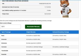 2023 Ford Bronco Wildtrak Advanced 4WD Fond du Lac WI