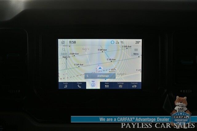 2023 Ford Bronco Wildtrak / Advanced / 4X4 / Hard Top / Auto Start / Power & Heated Leather Seats / NAV / Lane Departure & Blind Spot / Apple CarPlay & Android Auto / Back Up Camera / Cruise Control / Block Heater / Only 16K Miles Anchorage AK 2023 Ford Bronco Wildtrak / Advanced / 4X4 / Hard Top / Auto Start / Power & Heated Leather Seats / NAV / Lane Departure & Blind Spot / Apple CarPlay & Android Auto / Back Up Camera / Cruise Control / Block Heater / Only 16K Miles Anchorage AK