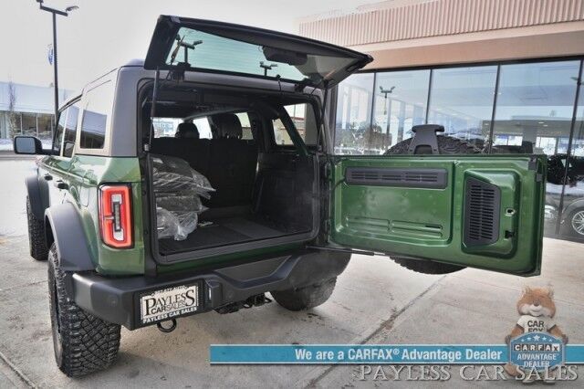 2023 Ford Bronco Wildtrak / Advanced / 4X4 / Hard Top / Auto Start / Power & Heated Leather Seats / NAV / Lane Departure & Blind Spot / Apple CarPlay & Android Auto / Back Up Camera / Cruise Control / Block Heater / Only 16K Miles Anchorage AK 2023 Ford Bronco Wildtrak / Advanced / 4X4 / Hard Top / Auto Start / Power & Heated Leather Seats / NAV / Lane Departure & Blind Spot / Apple CarPlay & Android Auto / Back Up Camera / Cruise Control / Block Heater / Only 16K Miles Anchorage AK