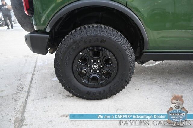 2023 Ford Bronco Wildtrak / Advanced / 4X4 / Hard Top / Auto Start / Power & Heated Leather Seats / NAV / Lane Departure & Blind Spot / Apple CarPlay & Android Auto / Back Up Camera / Power Running Boards / Tow Pkg / Only 16K Miles Anchorage AK 2023 Ford Bronco Wildtrak / Advanced / 4X4 / Hard Top / Auto Start / Power & Heated Leather Seats / NAV / Lane Departure & Blind Spot / Apple CarPlay & Android Auto / Back Up Camera / Power Running Boards / Tow Pkg / Only 16K Miles Anchorage AK