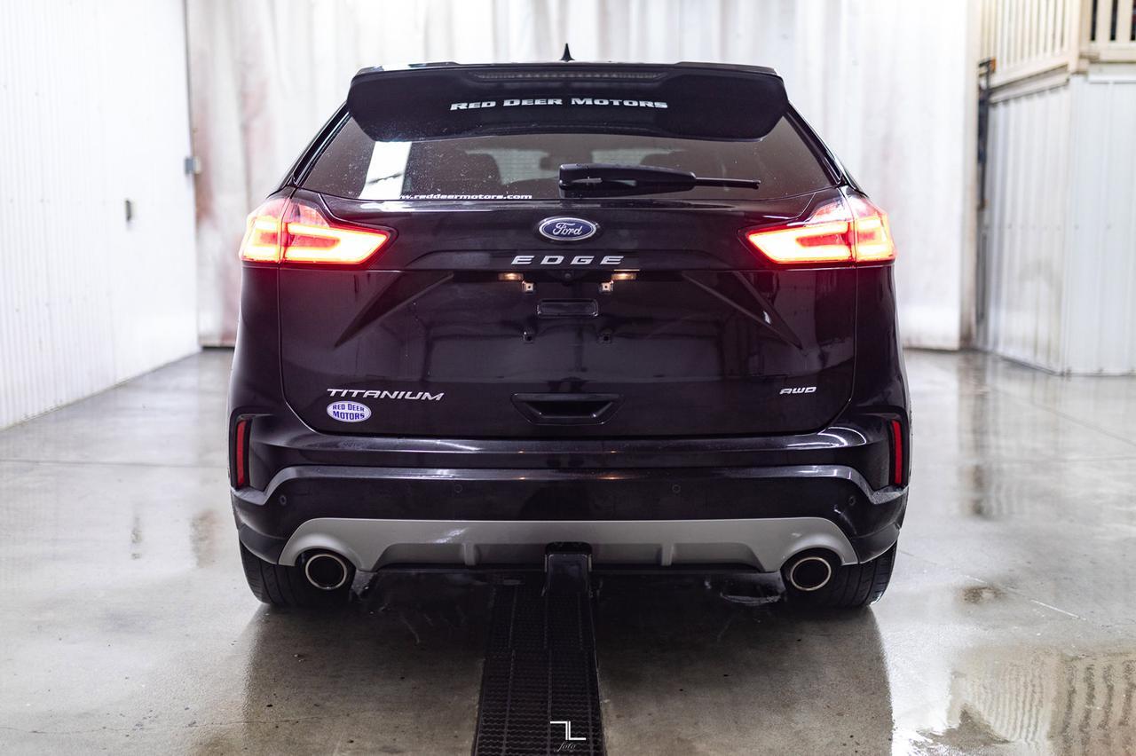 2023 Ford Edge AWD Titanium Leather Roof Nav BCam Red Deer AB