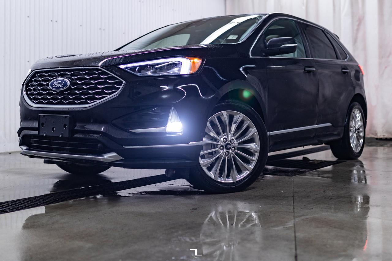 2023 Ford Edge AWD Titanium Leather Roof Nav BCam Red Deer AB