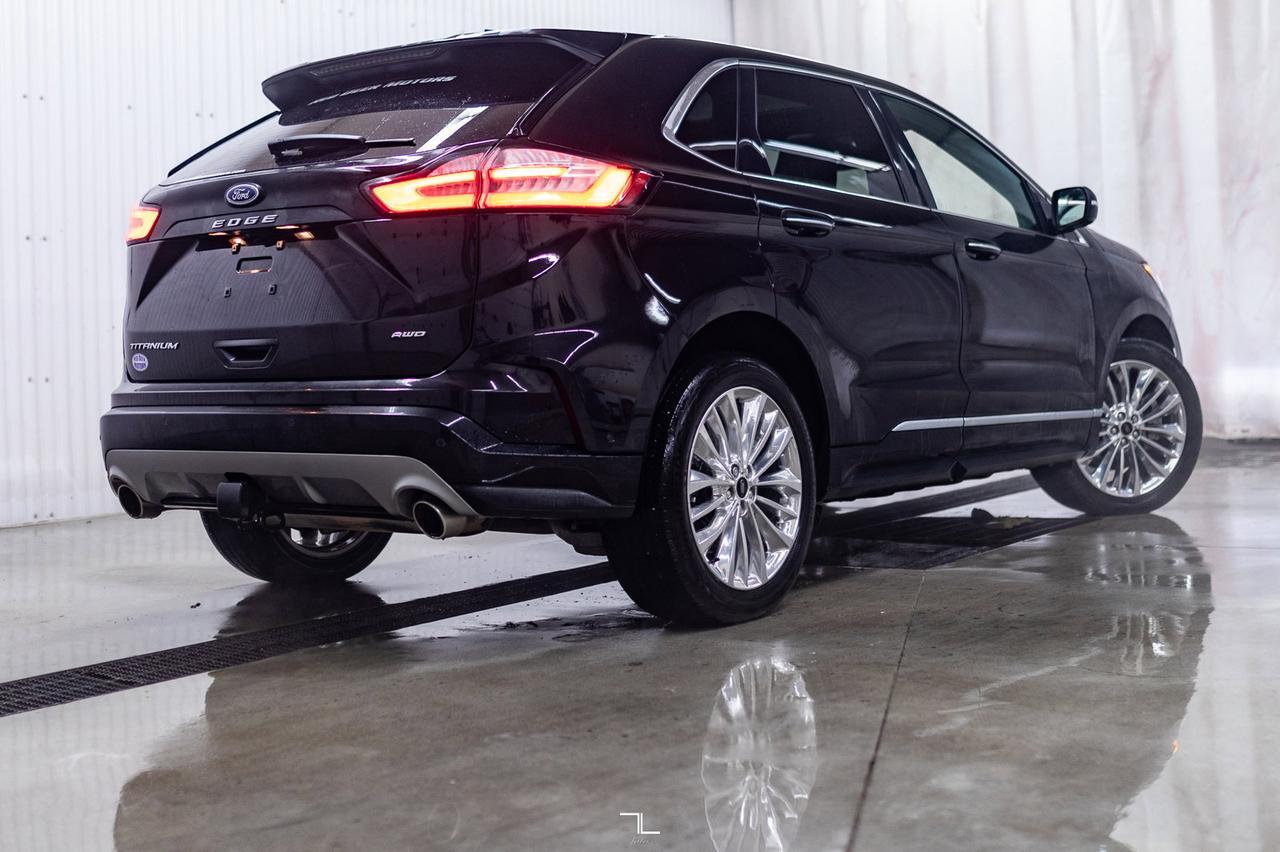 2023 Ford Edge AWD Titanium Leather Roof Nav BCam Red Deer AB
