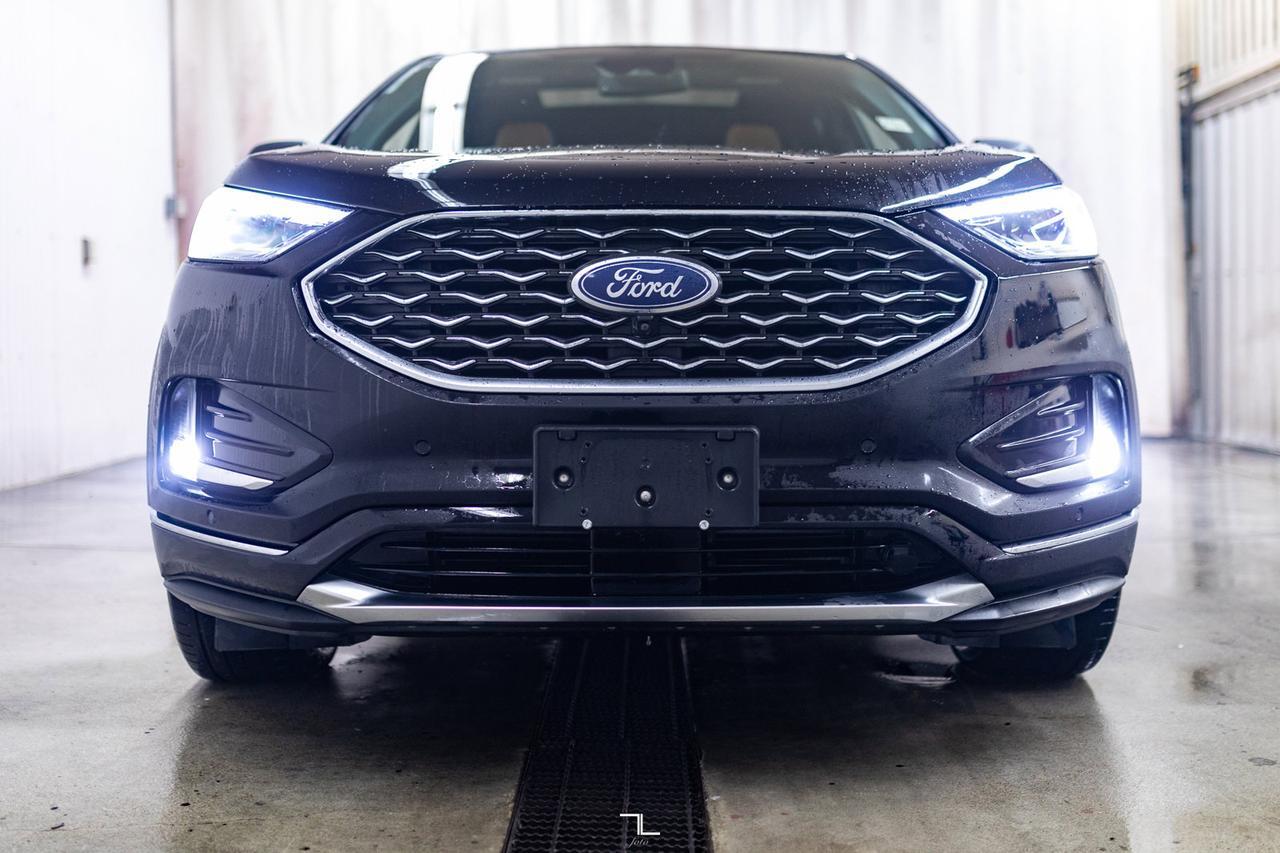 2023 Ford Edge AWD Titanium Leather Roof Nav BCam Red Deer AB