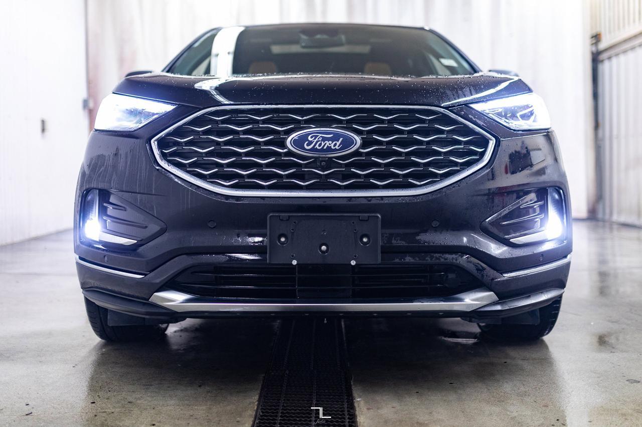 2023 Ford Edge AWD Titanium Leather Roof Nav BCam Red Deer AB